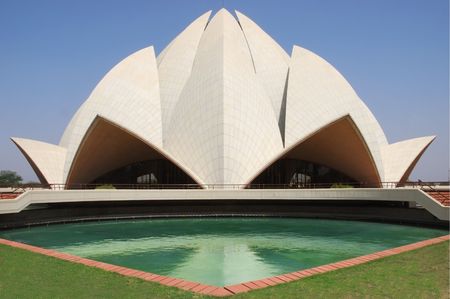 Delhi - Lotus Templeのeditorial素材