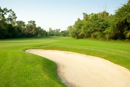 A golf course in Asiaの写真素材
