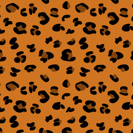 Seamless animal pattern for textile design. Seamless pattern of jaguar spots. Natural textures.のイラスト素材