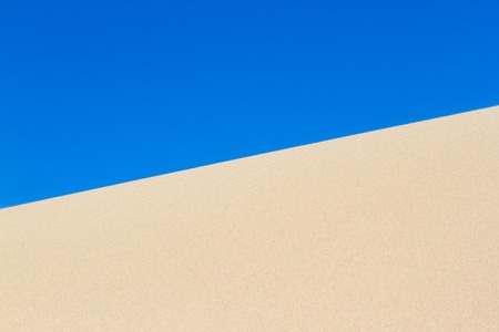 Beautiful scenery sandy Patara in Turkey. Sand and sky lineの写真素材