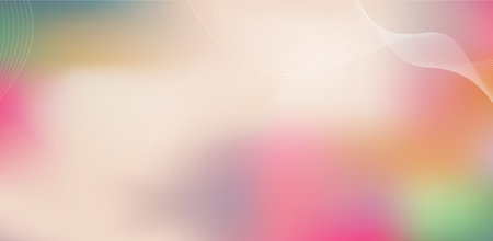 Pastel Soft - Rainbow Gradient - Multi Color Background vector. Illustration Blurred Mesh Texture Banner - Abstract Mobile Wallpaper. Template Design.のイラスト素材