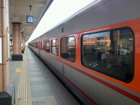 Train at the railway stationの素材