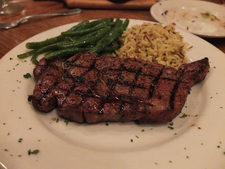 delicious welldone steakの写真素材