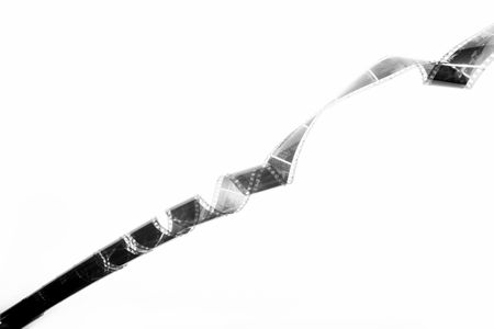 concept photo film isolated on white の写真素材