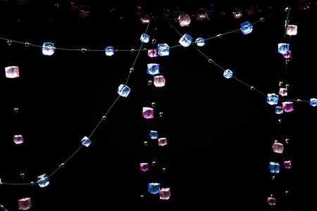 jewelry abstract background gems on black