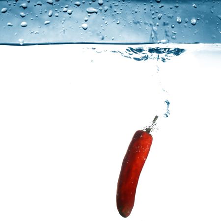 chili pepper cook hot and cold concept の写真素材