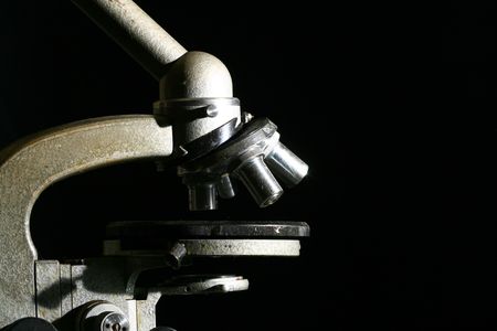 microscope close up science background