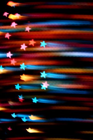abstract disco  colored stars motion backgroundの写真素材