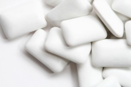 bubblegum macro close up fresh backgroundの写真素材