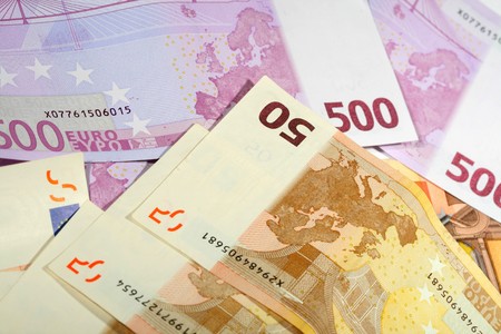 euro mix close up background