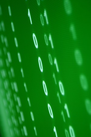 green data space abstract background