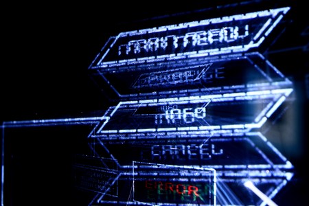 main menu error abstract backgroundの写真素材