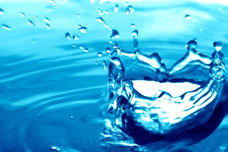 colossally blue watersplash purity backgroundsの写真素材
