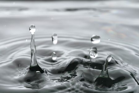 water wet speed splash macro close up