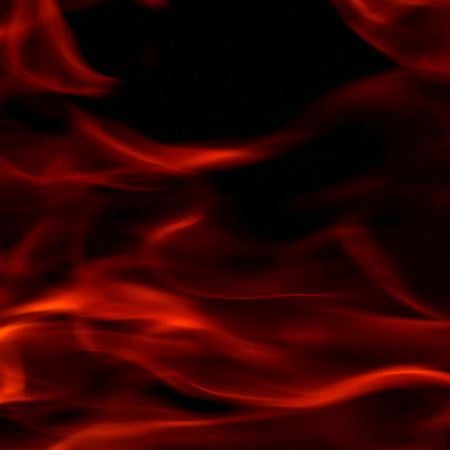 fire flame close up on black backgroundの写真素材