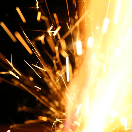 abstract spark danger flame background