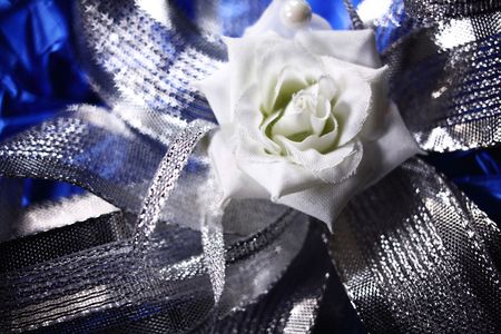 gift bow macro close upの写真素材