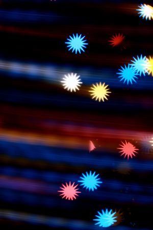 abstract disco  colored stars motion backgroundの写真素材