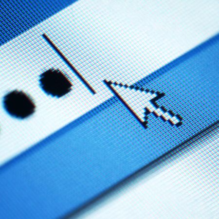 login  password on lcd screen macroの写真素材