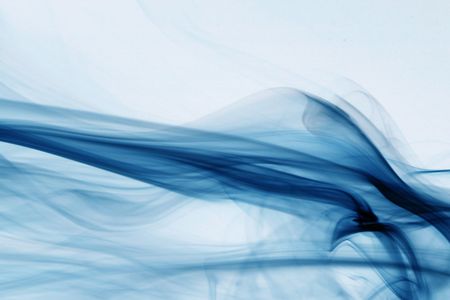 blue smoke natural abstract backgroundsの写真素材