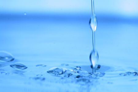 water splash macro close upの写真素材