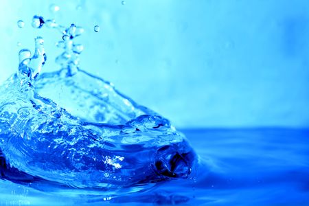 water wet splash macro close up