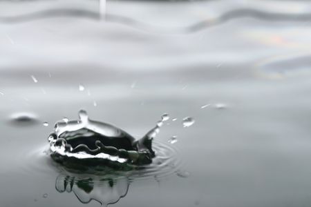 water wet speed splash macro close up