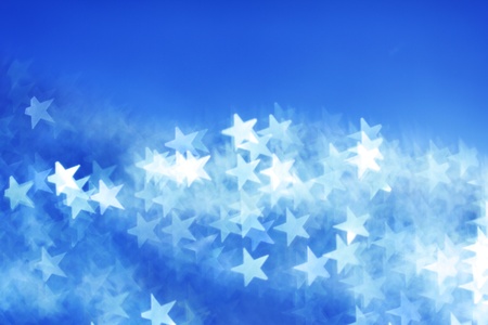 blue bokeh background close upの写真素材