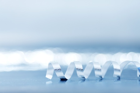  silver christmas card  macro close upの写真素材