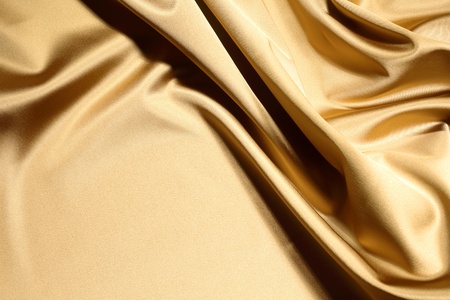 gold textile background close upの写真素材