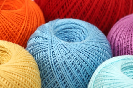 thread on white background