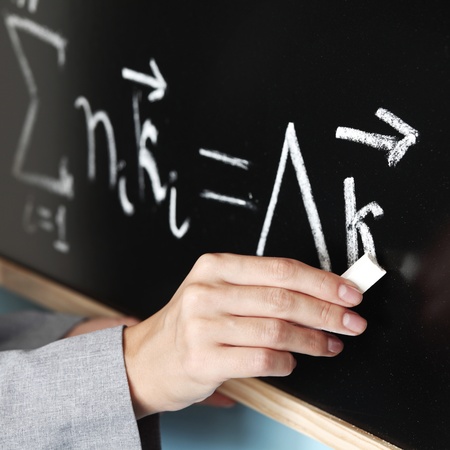 teacher draw condition of phase synchronism の写真素材