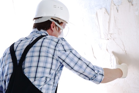 work aligns with a spatula wallの写真素材