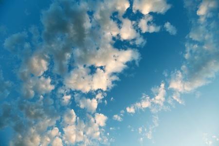 blue sky nature cloudscape backgroundの写真素材