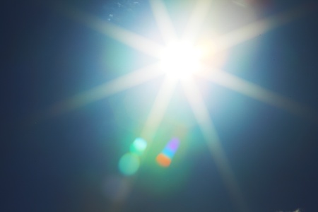 blue sunny sky close backgroundの写真素材