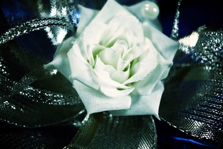 gift bow macro close upの写真素材