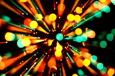 motion colored  bokeh abstract backgroundの写真素材