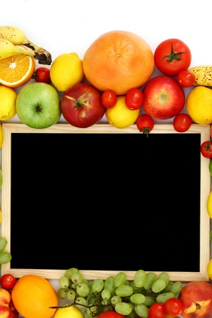 desk in big fruit pileの写真素材