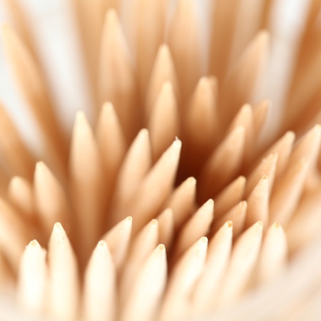 toothpick macro close upの写真素材