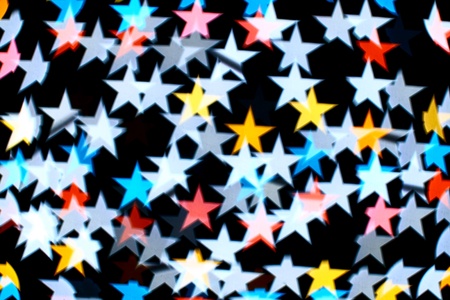 bokeh stars  background abstract macroの写真素材
