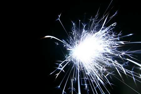 holiday sparkler abstract macro close upの写真素材