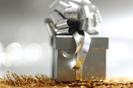 holyday gifts macro close upの写真素材