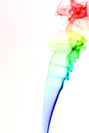 colored smoke abstract background close upの写真素材