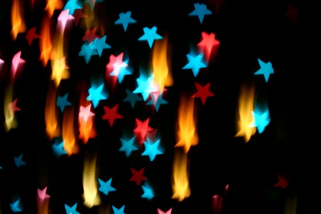 abstract disco  colored stars motion background
