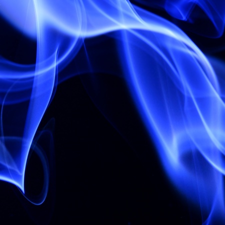 blue smoke abstract background close up