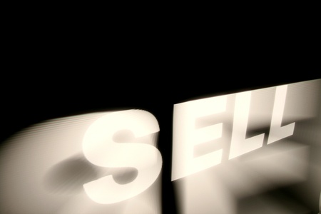 abstract sell glow sign in dark