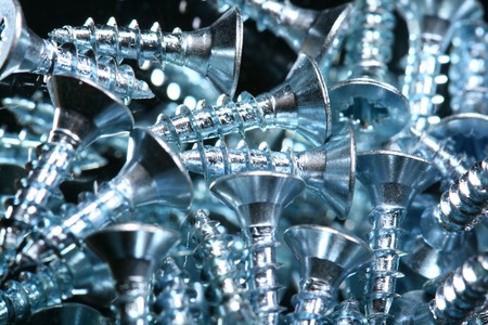 screw background macro close up