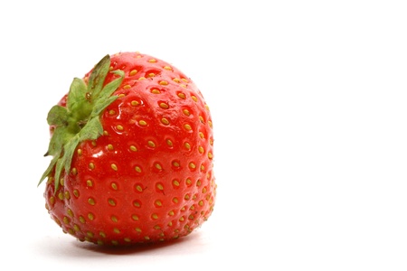 strawberry isolated on white backgroundの写真素材