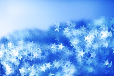 blue bokeh background close upの写真素材
