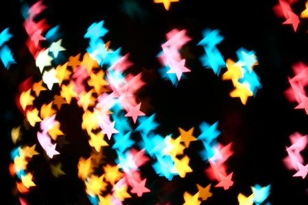 abstract disco  colored stars motion backgroundの写真素材